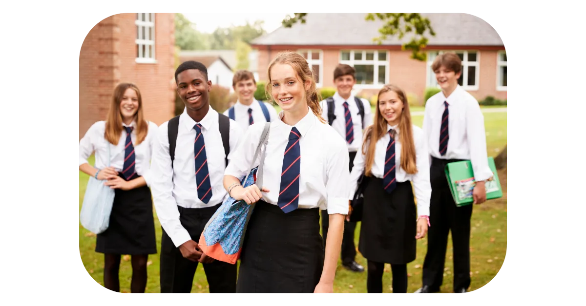 Students outside