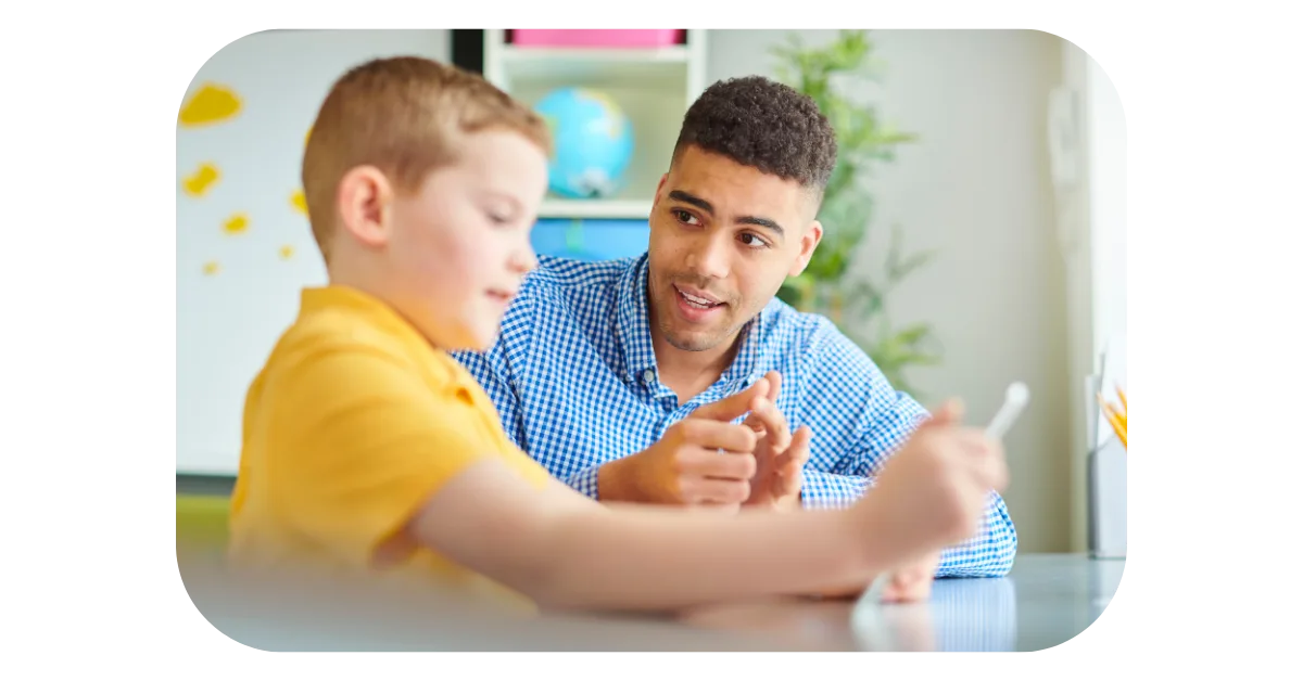 Teacher and student