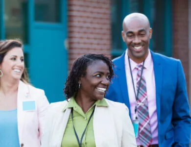 Can school staff get a blue light card?