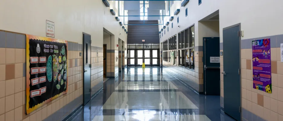School hallway