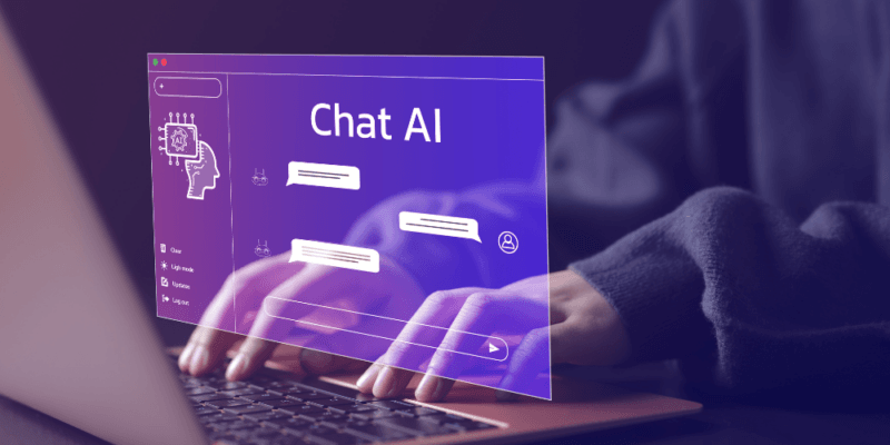 Chatting with AI online