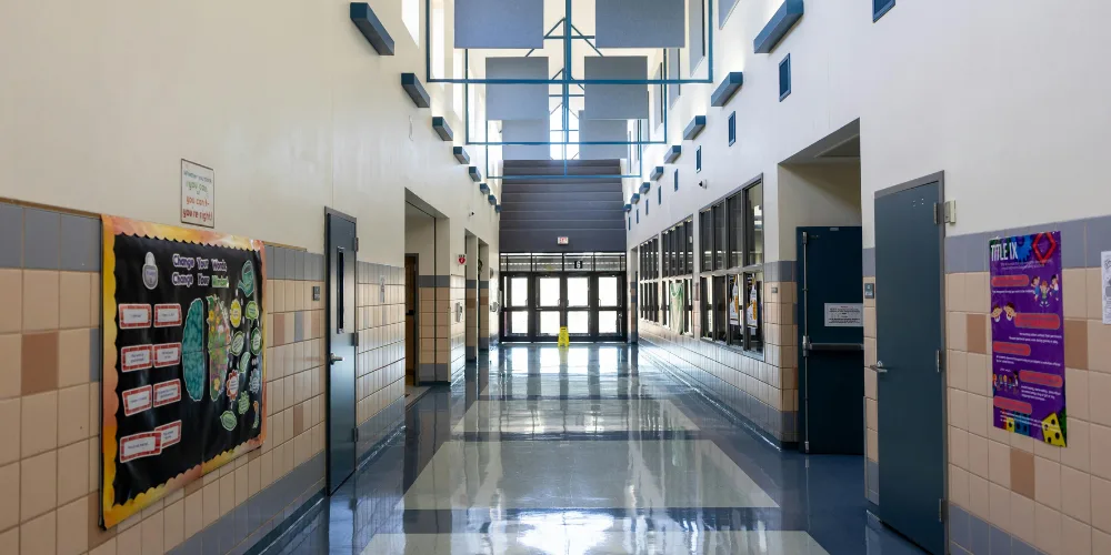School hallway